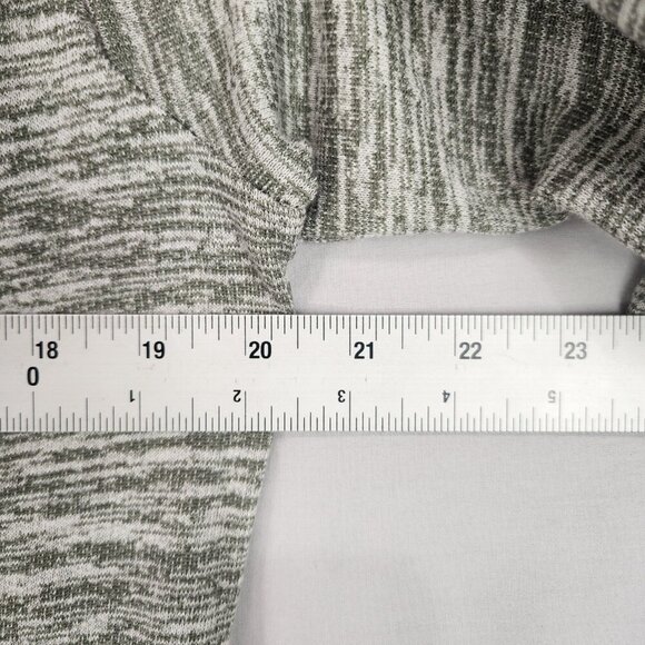 Maurices Cardigan Open Front Sweater Women's  M Long Sleeve Green Gray Hip - Picture 4 of 8